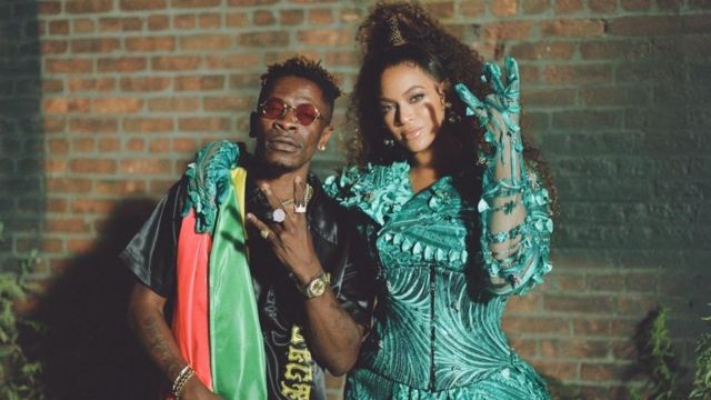 Shatta Wale Shares Amazing Picture of Beyonce and Himself