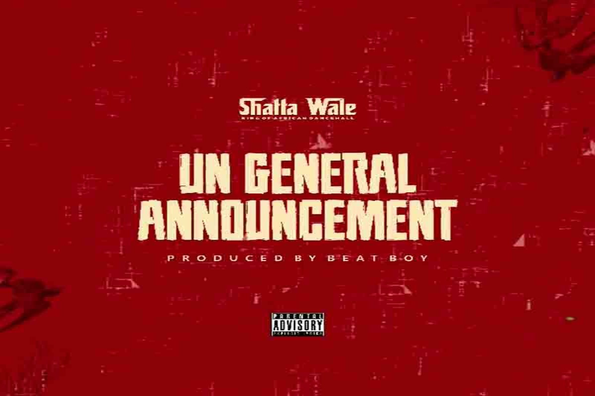 Shatta Wale - UN general Announcement