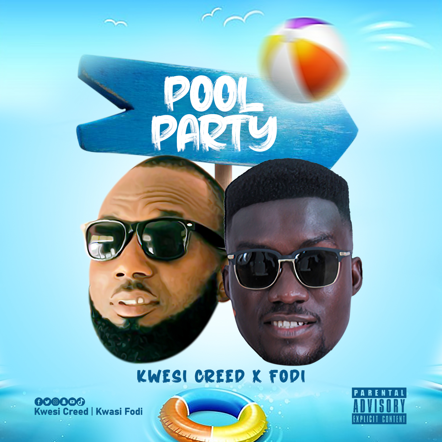 Kwesi Creed X Fodi - Pool Party-Ghflamez.com