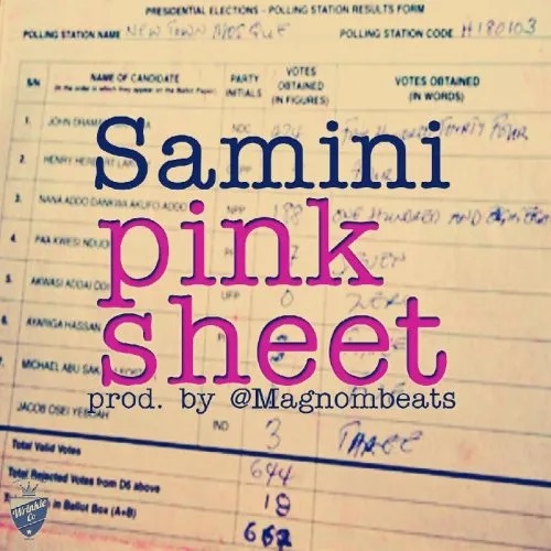 Samini – Pink Sheet (Sarkodie Diss)