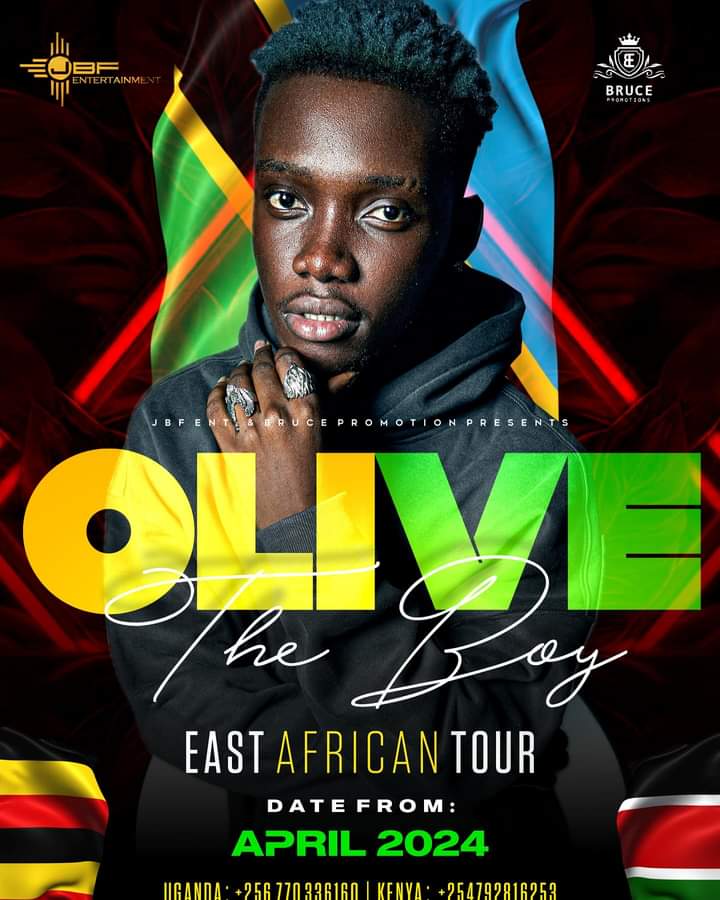 OliveTheBoy Announces East African Tour