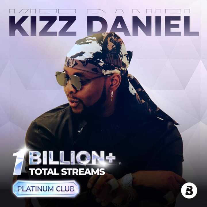 Kizz Daniel Hits 1 Billion Streams On Boomplay, Joins Platinum Club